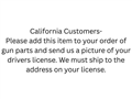 California Orders Adult Signature Required